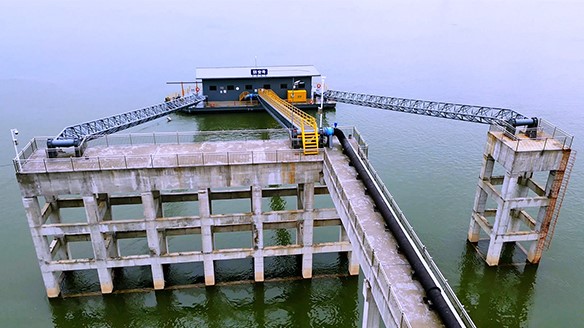 由我司承建的长江荆州段弥安号取水泵船交付业主！
